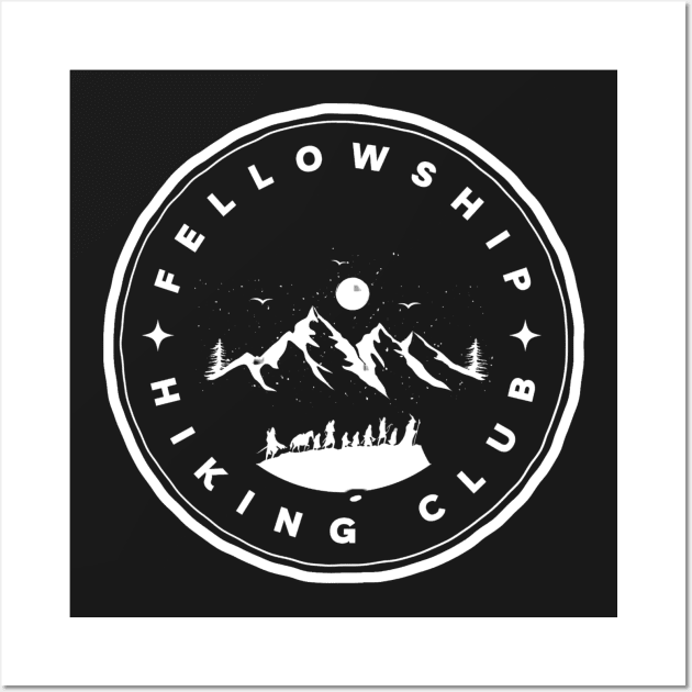 Fellowship Hiking Club II - Fantasy - Funny Wall Art by Fenay-Designs